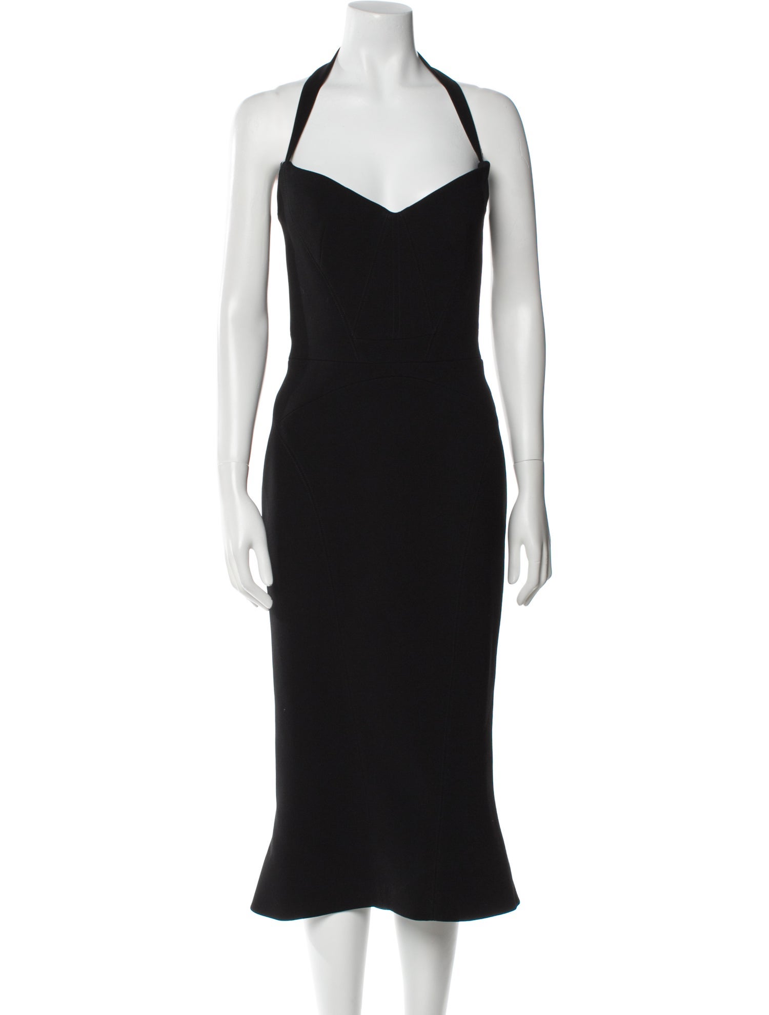 Zac Posen Halterneck Long Dress