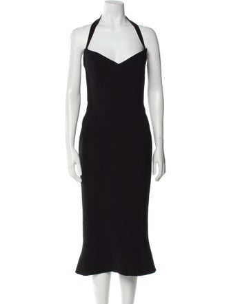 Zac Posen Halterneck Long Dress