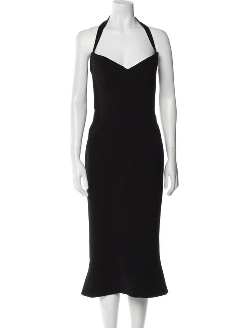Zac Posen Halterneck Long Dress