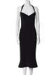 Zac Posen Halterneck Long Dress