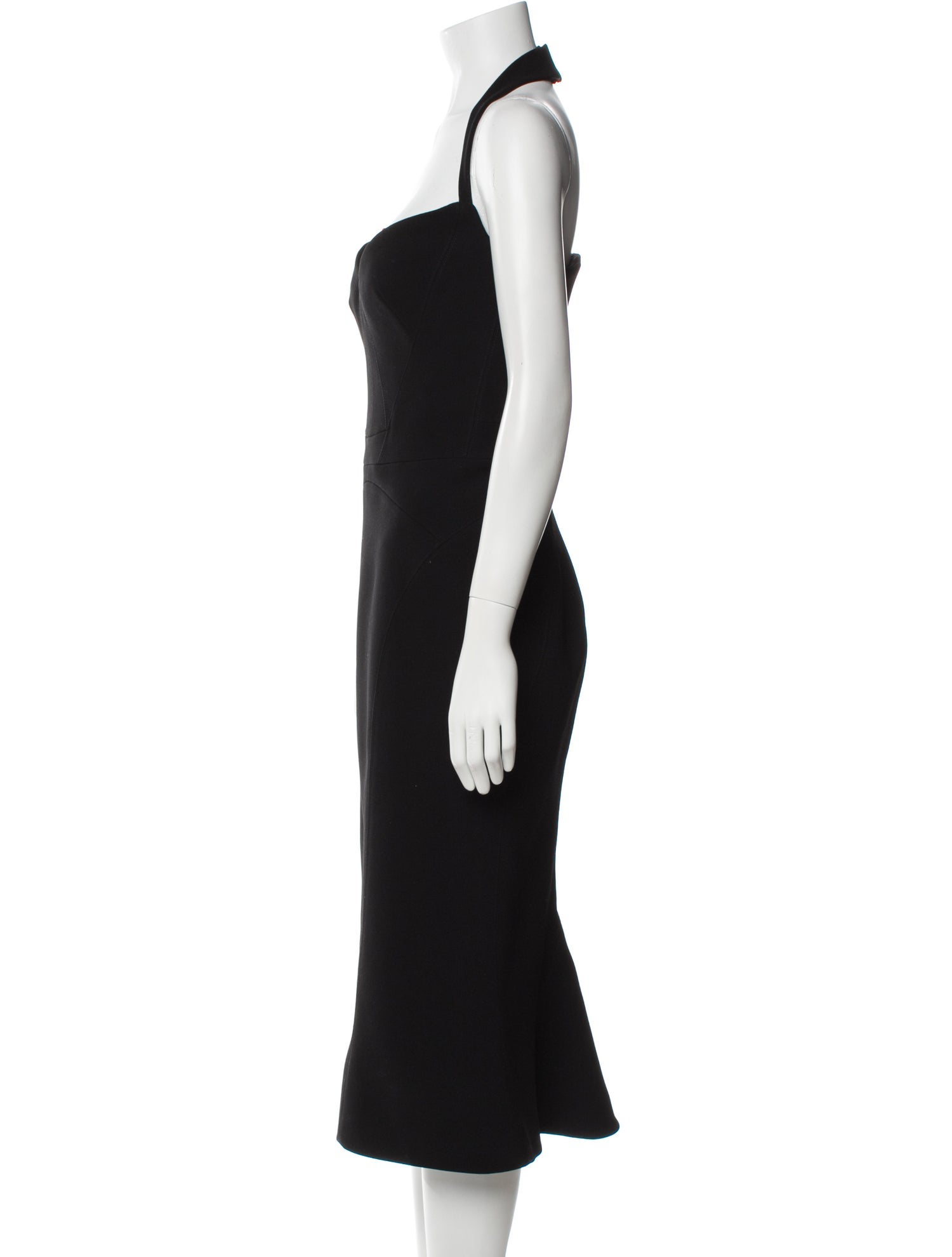 Zac Posen Halterneck Long Dress