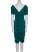Zac Posen Silk Midi Length Dress