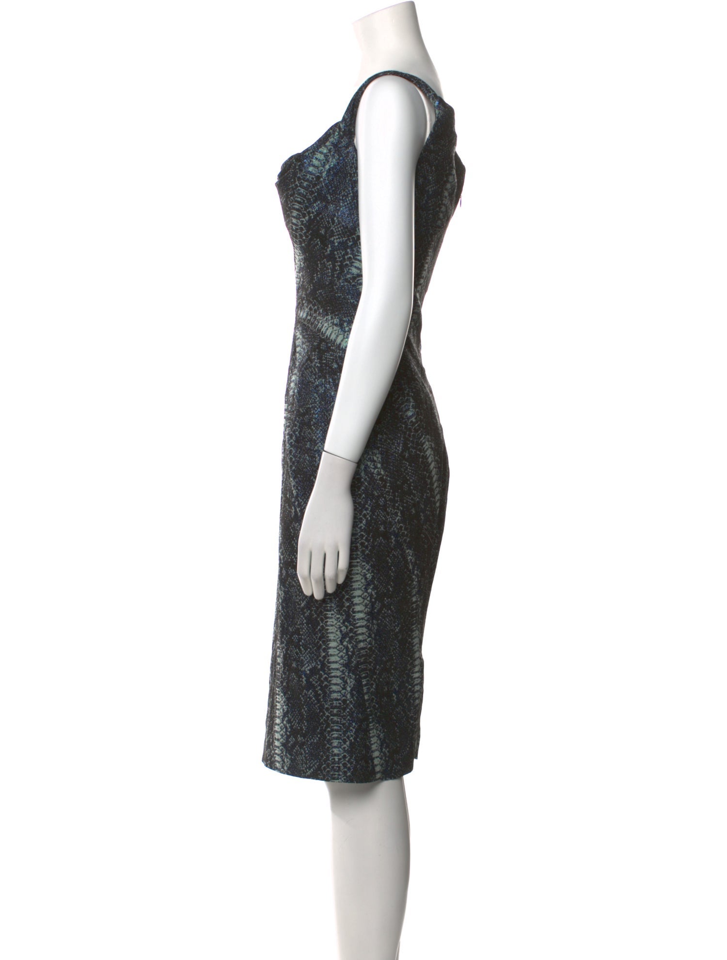 Zac Posen Printed Knee-Length Dress