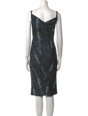 Zac Posen Printed Knee-Length Dress