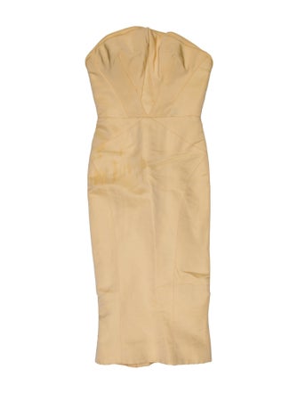 Zac Posen Strapless Mini Dress