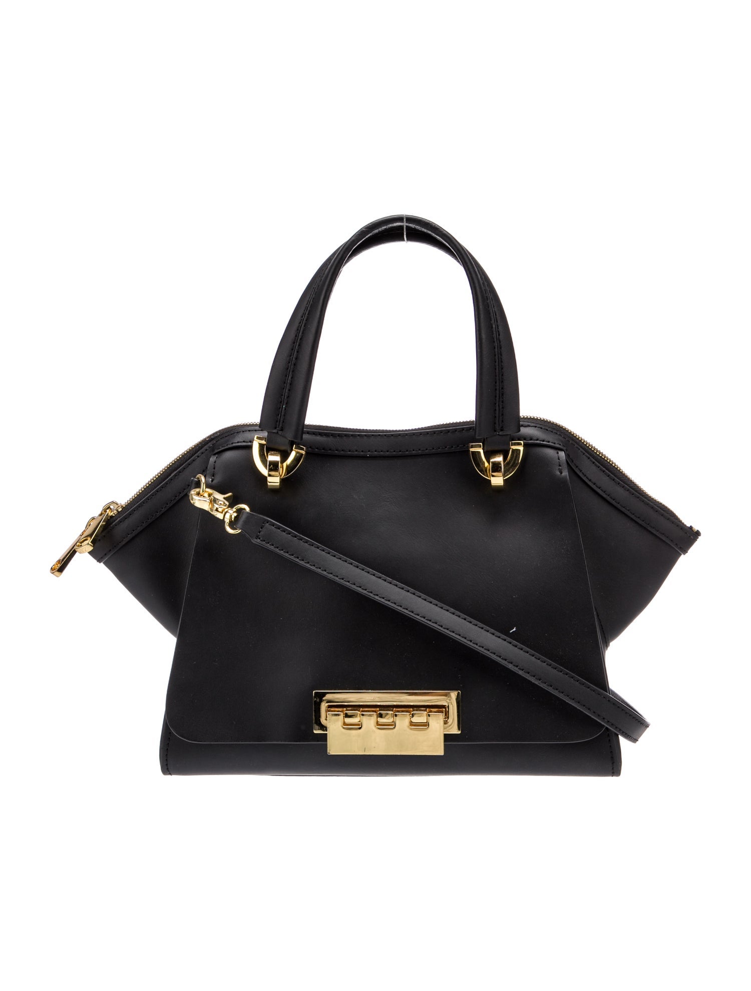 Zac Posen Leather Top Handle Bag