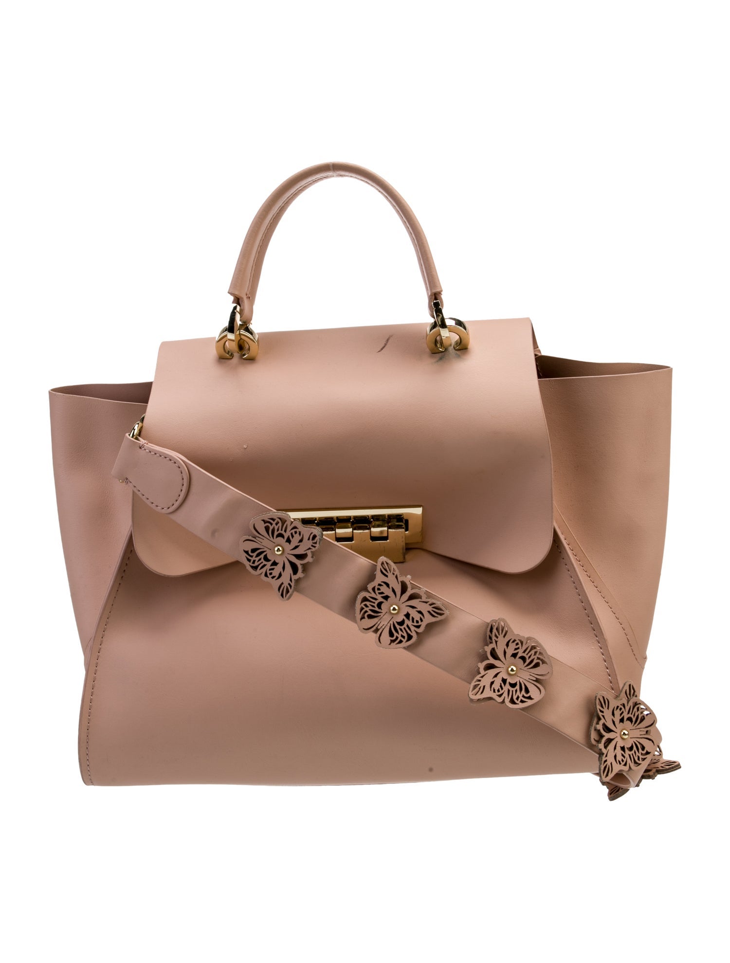 Zac Posen Leather Crossbody Bag