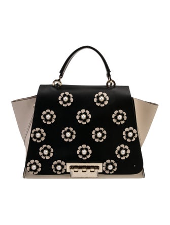 Zac Posen Leather Top Handle Bag
