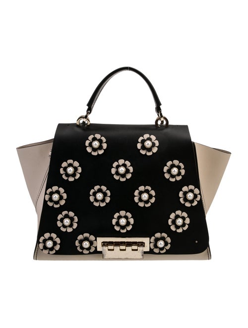 Zac Posen Leather Top Handle Bag