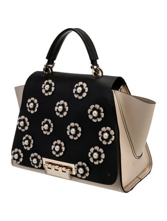 Zac Posen Leather Top Handle Bag