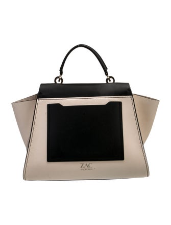Zac Posen Leather Top Handle Bag