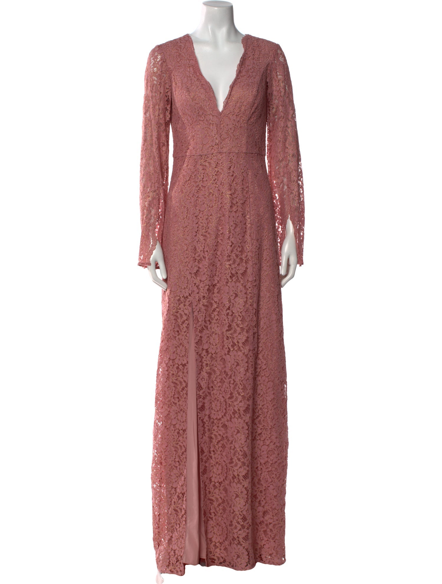 Zac Posen V-Neck Long Dress w/ Tags