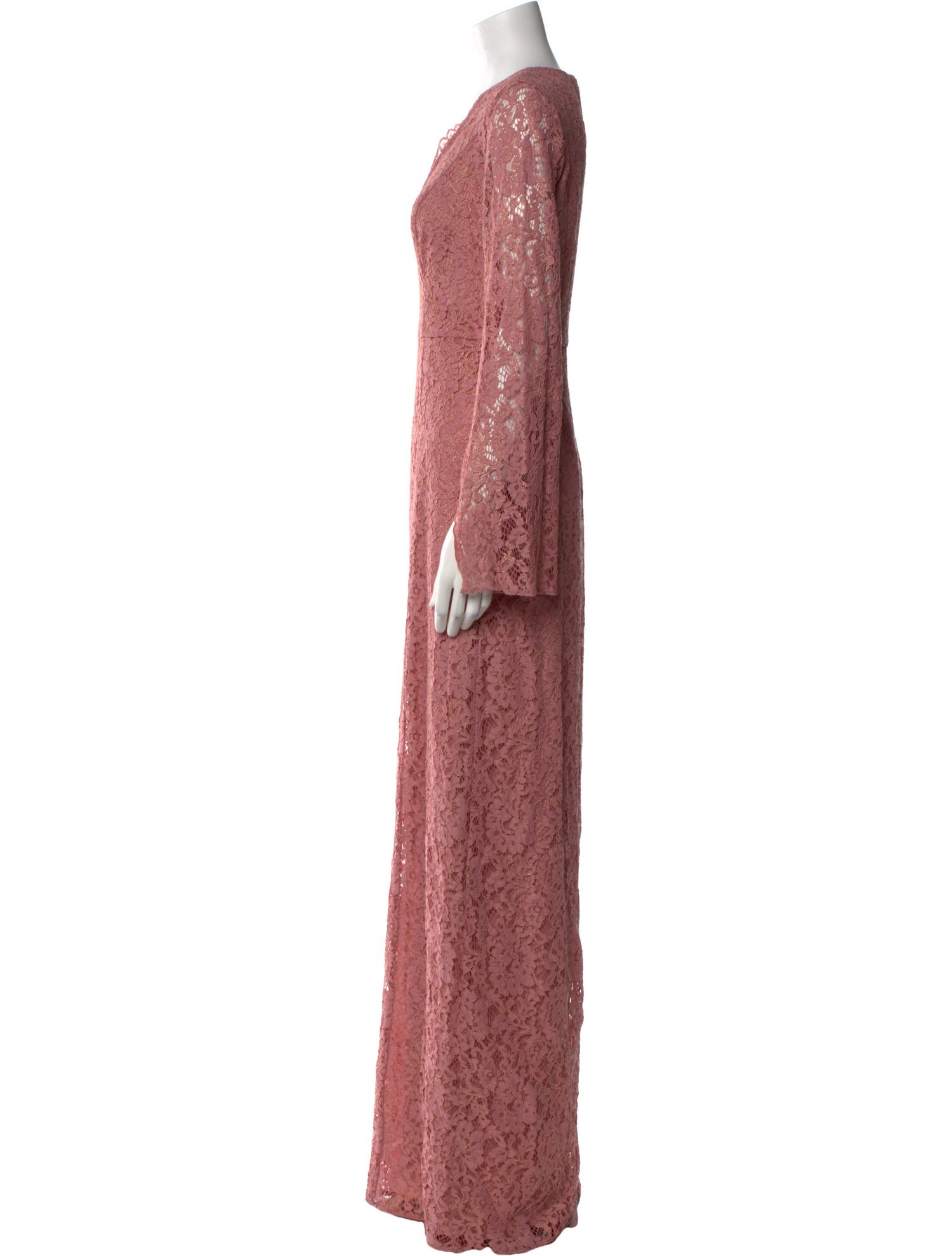 Zac Posen V-Neck Long Dress w/ Tags