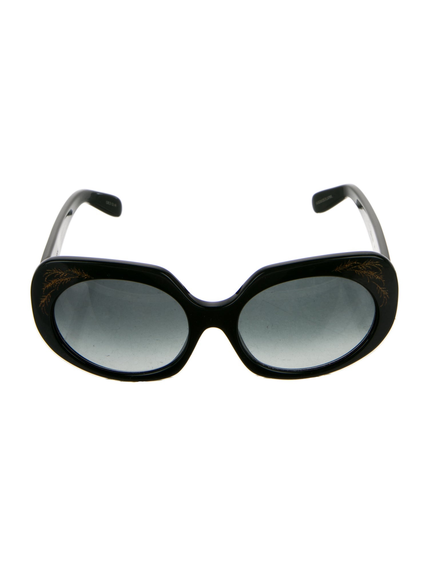 Zac Posen Oversize Gradient Sunglasses