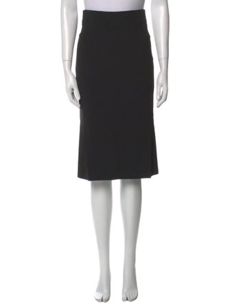 Zac Posen Eyelet Trim Knee-Length Skirt