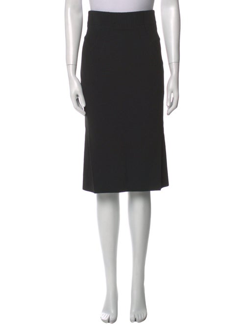 Zac Posen Eyelet Trim Knee-Length Skirt