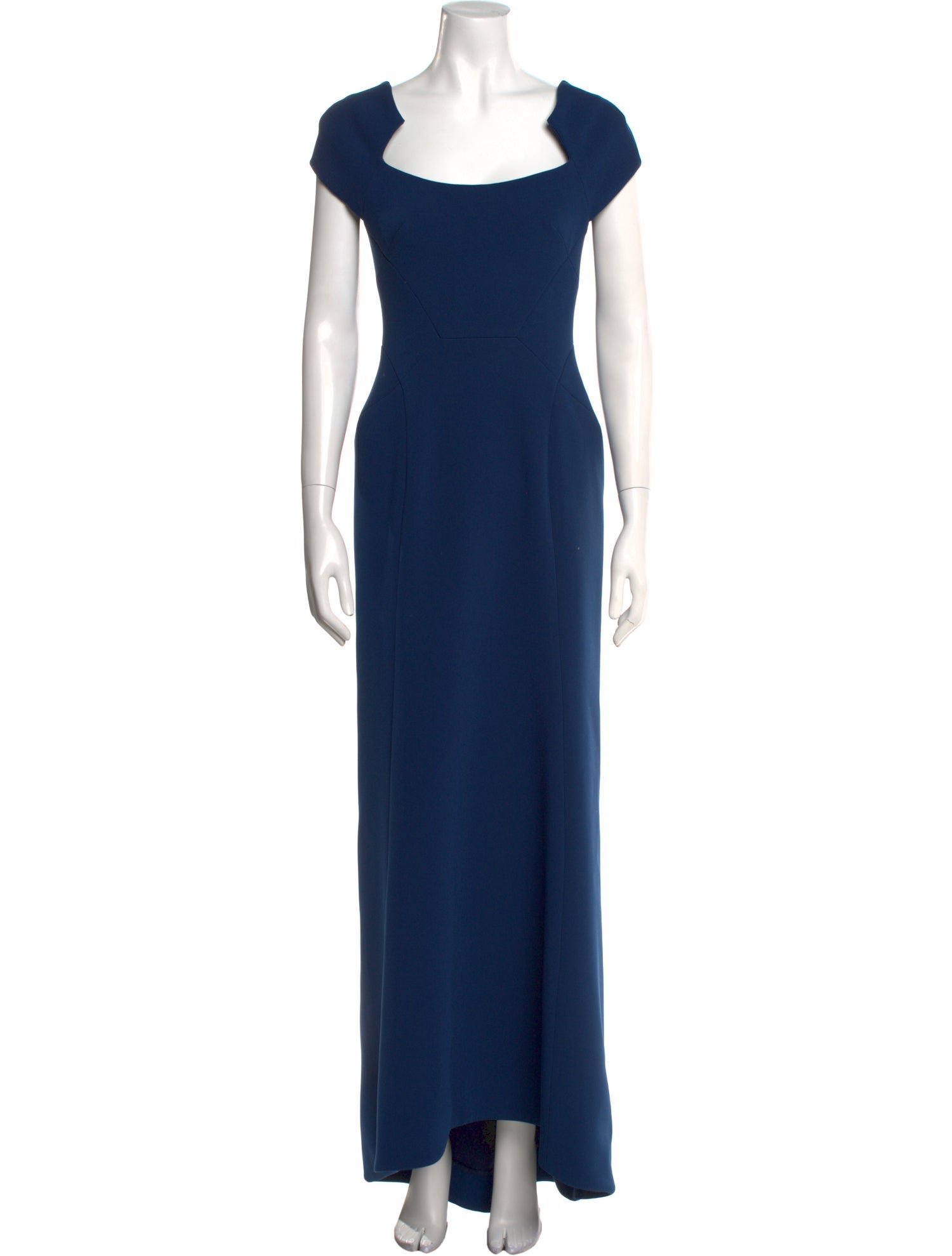 Zac Posen Square Neckline Long Dress
