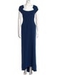 Zac Posen Square Neckline Long Dress