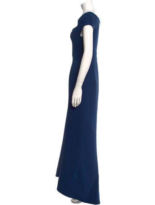 Zac Posen Square Neckline Long Dress