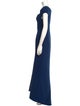 Zac Posen Square Neckline Long Dress