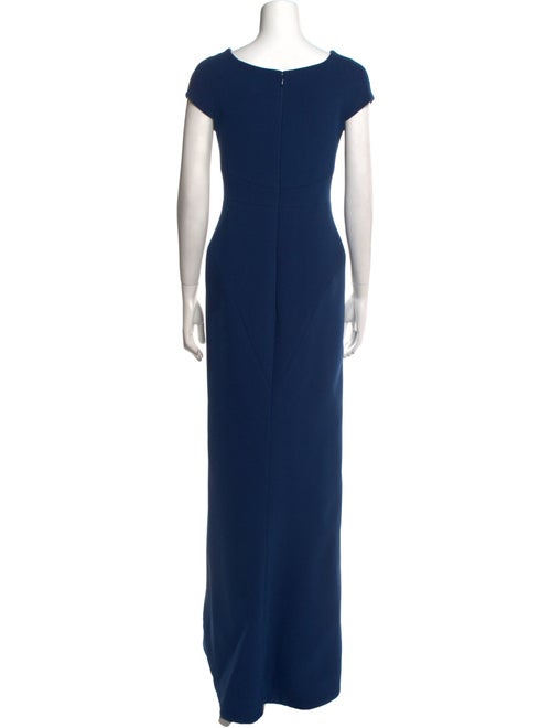 Zac Posen Square Neckline Long Dress
