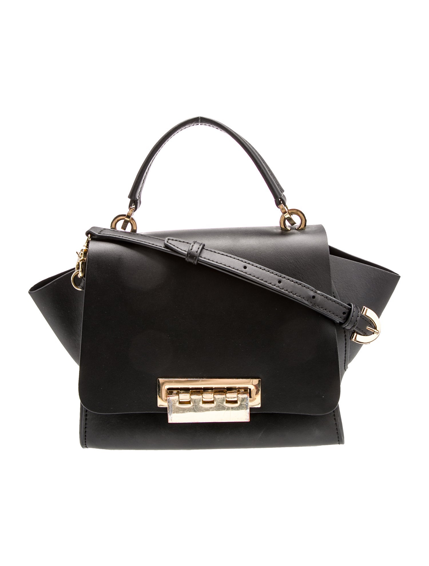 Zac Posen Leather Top Handle Bag