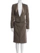 Zac Posen Virgin Wool Skirt Suit