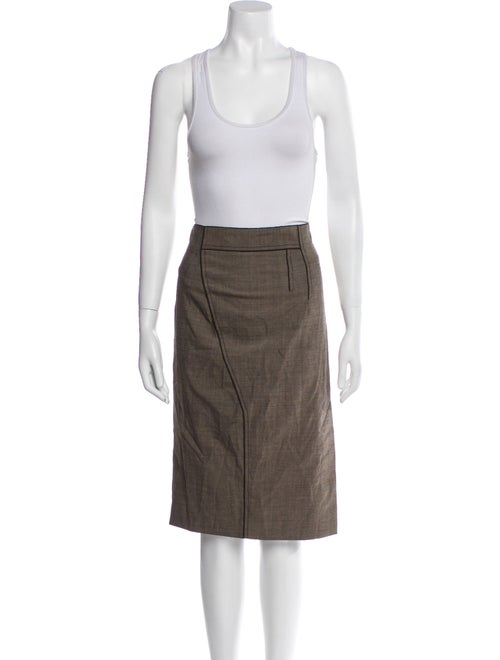 Zac Posen Virgin Wool Skirt Suit
