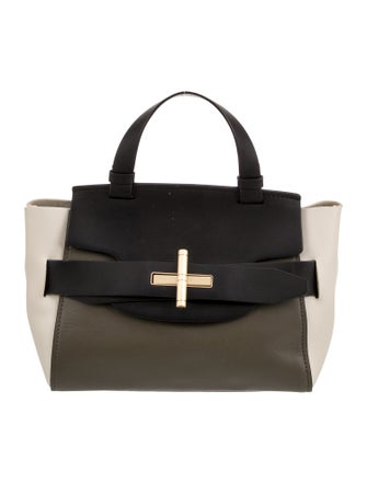 ZAC Zac Posen Leather Top Handle Bag
