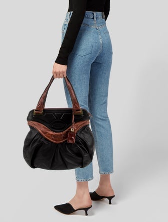 Zac Posen Leather Shoulder Bag