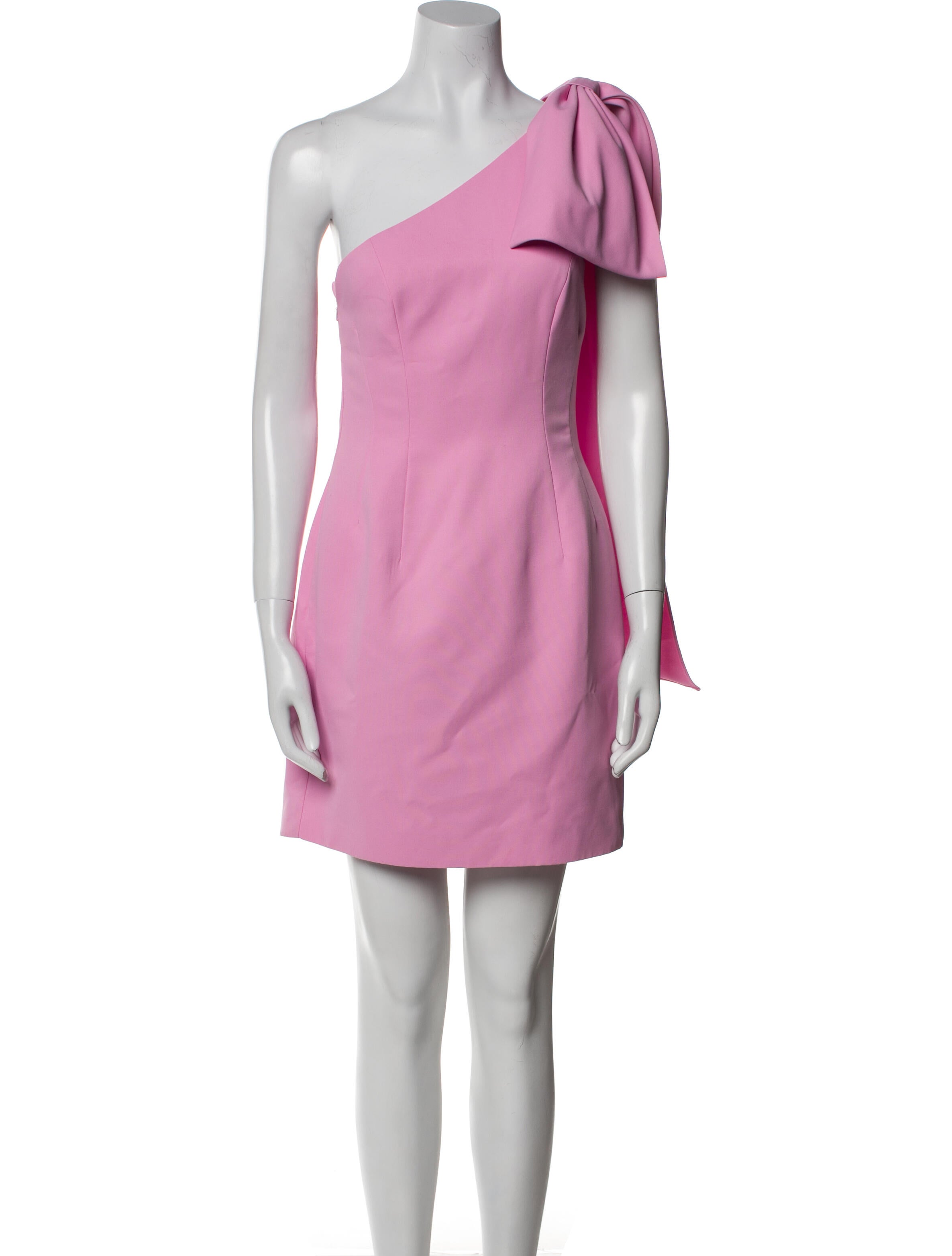 Zac Posen One-Shoulder Mini Dress