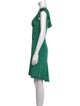 Zac Posen V-Neck Knee-Length Dress