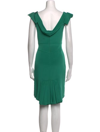 Zac Posen V-Neck Knee-Length Dress