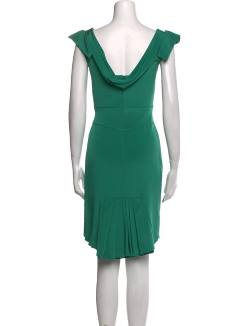 Zac Posen V-Neck Knee-Length Dress