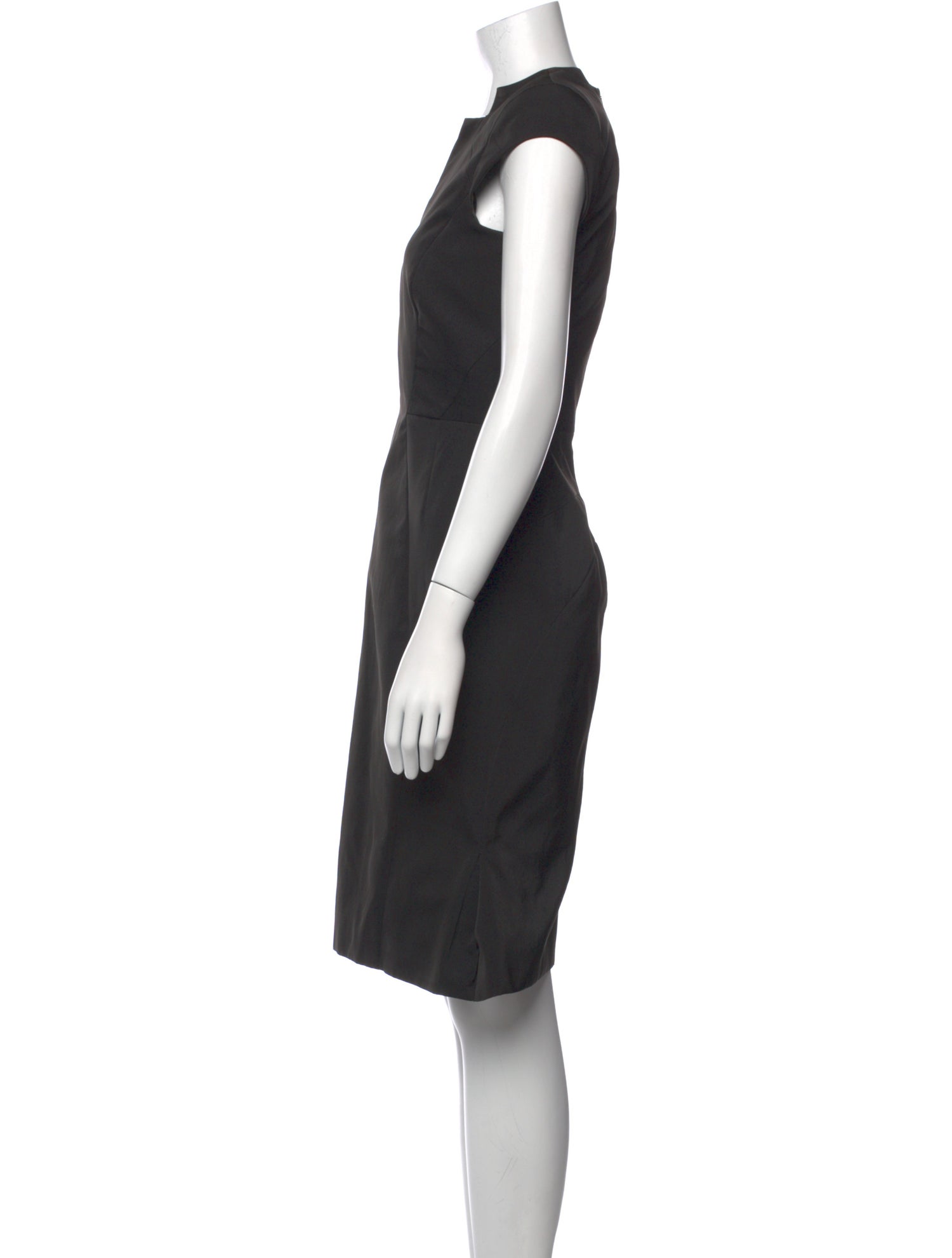 Zac Posen V-Neck Knee-Length Dress