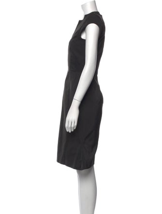 Zac Posen V-Neck Knee-Length Dress