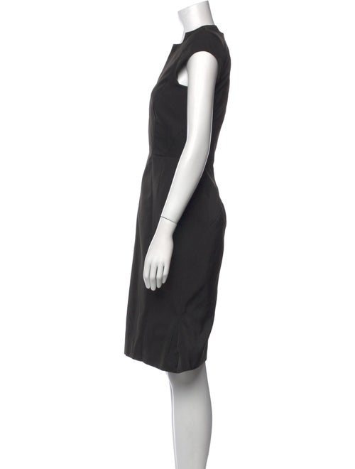 Zac Posen V-Neck Knee-Length Dress