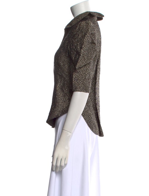 Zac Posen Silk Printed Sweatshirt