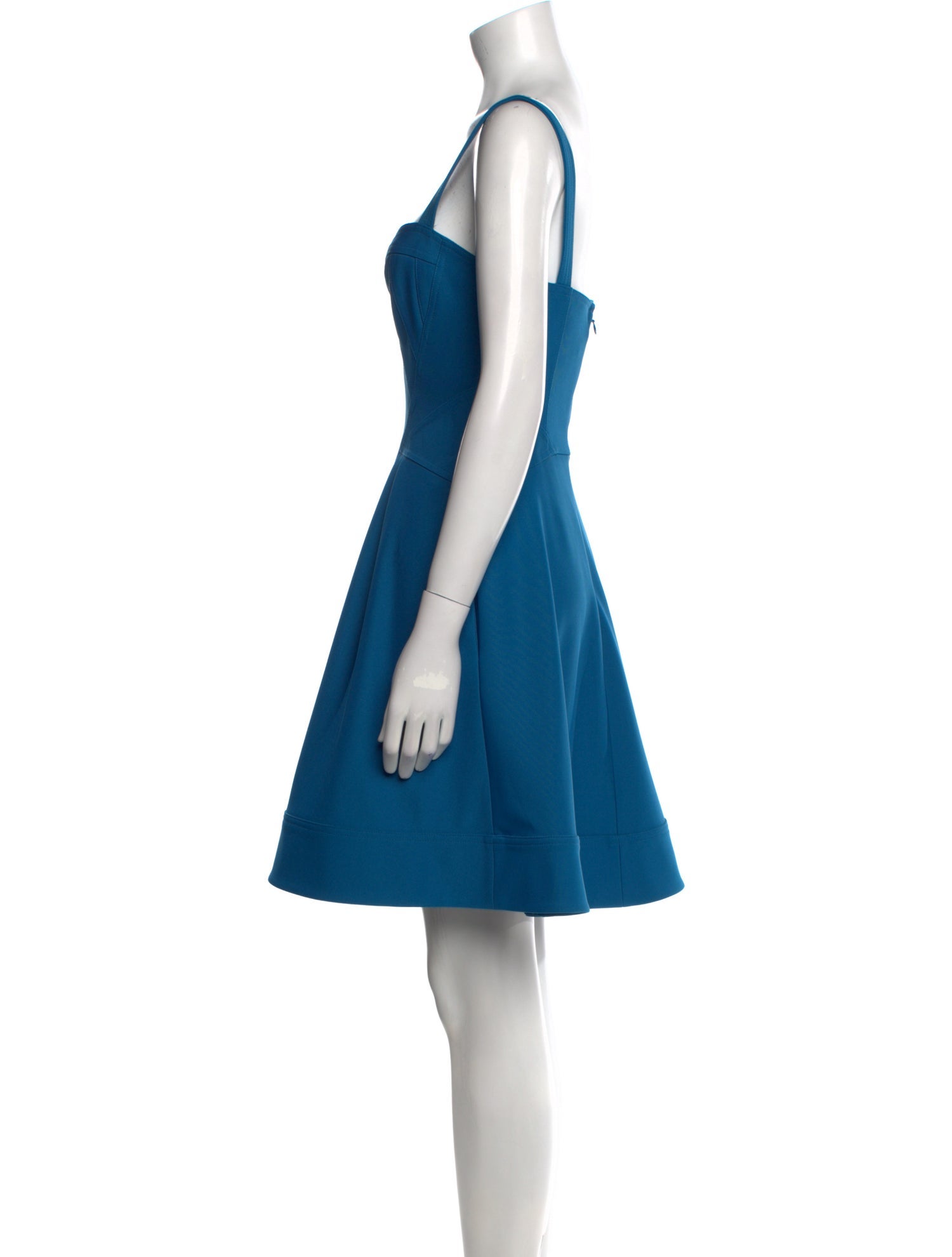 Zac Posen Square Neckline Knee-Length Dress