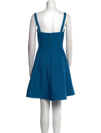 Zac Posen Square Neckline Knee-Length Dress