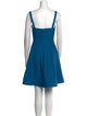 Zac Posen Square Neckline Knee-Length Dress