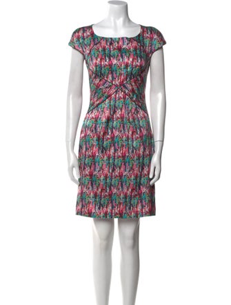 Zac Posen Printed Mini Dress