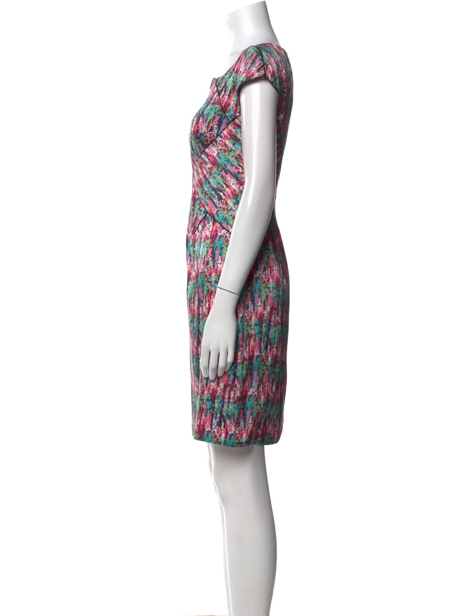 Zac Posen Printed Mini Dress