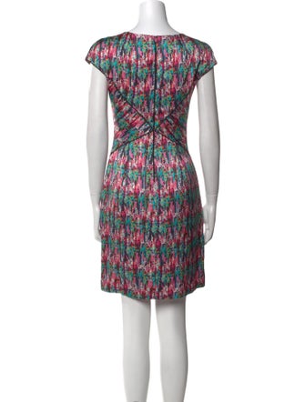 Zac Posen Printed Mini Dress