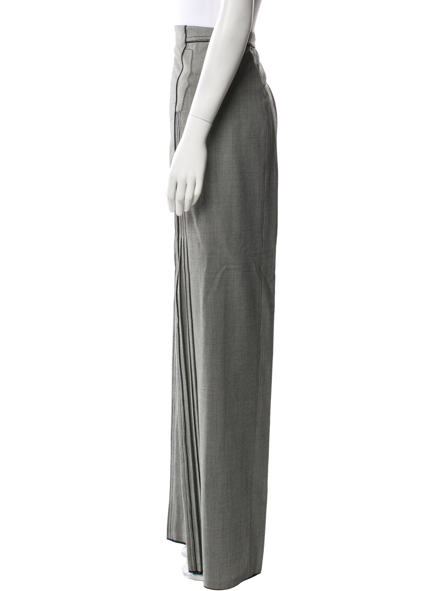 Zac Posen Virgin Wool Wide Leg Pants w/ Tags