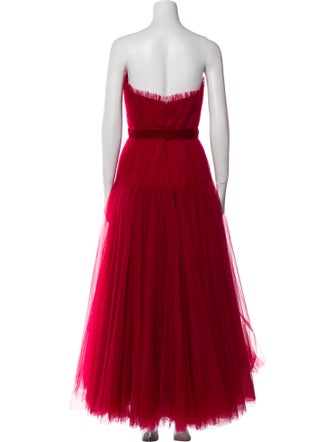 Zac Posen Strapless Long Dress