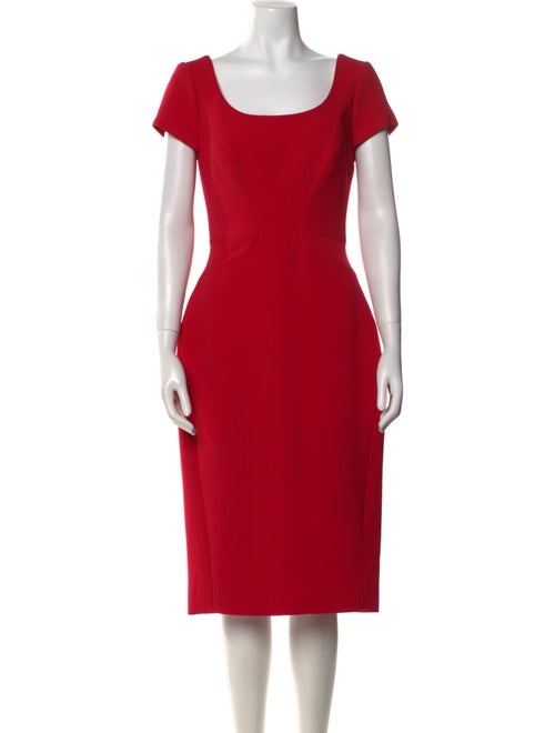 Zac Posen Scoop Neck Knee-Length Dress