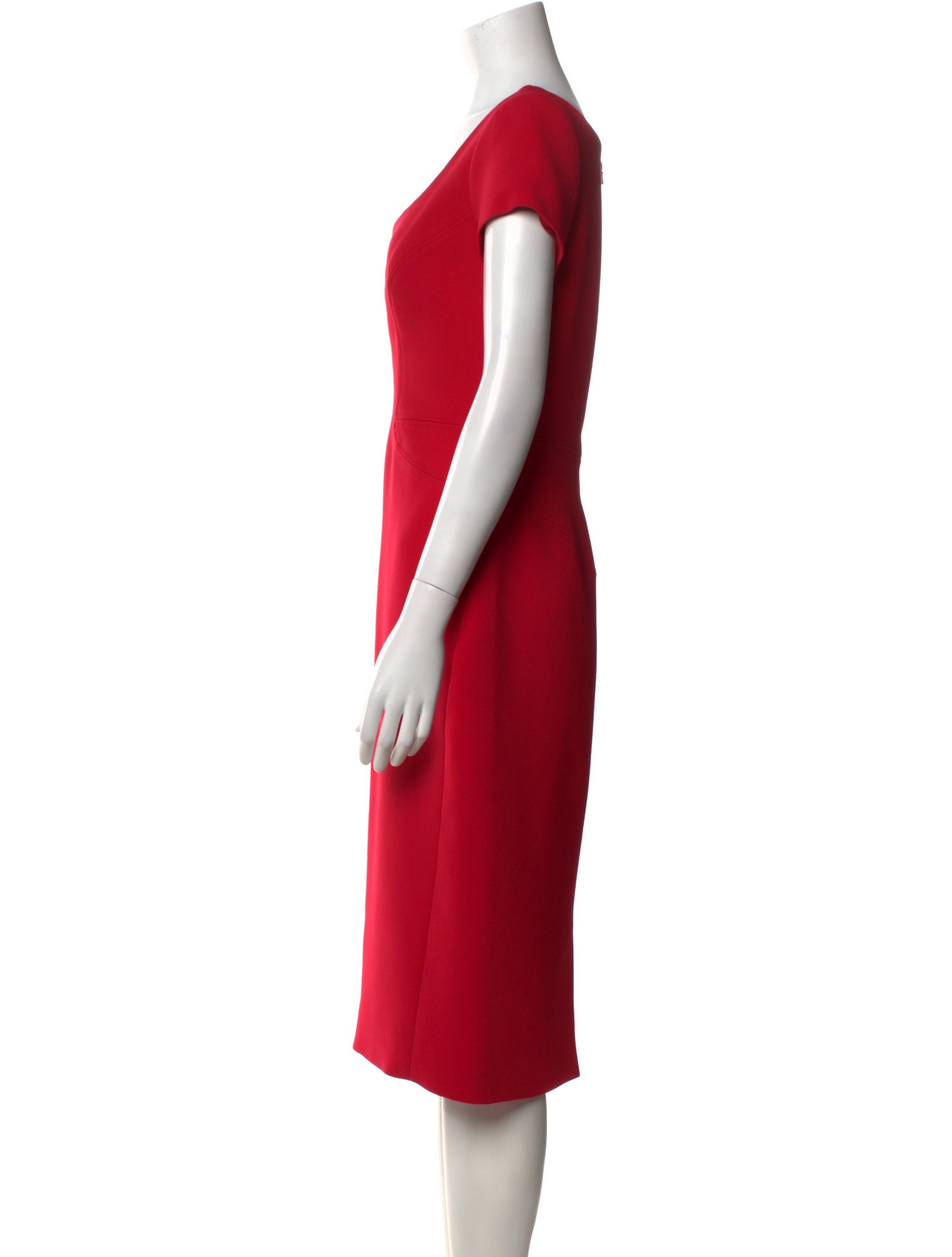 Zac Posen Scoop Neck Knee-Length Dress