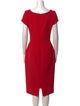 Zac Posen Scoop Neck Knee-Length Dress