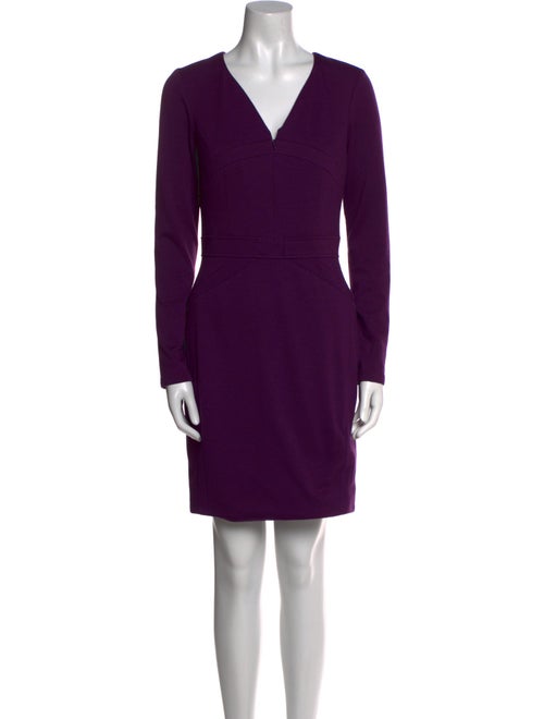 Zac Posen V-Neck Mini Dress